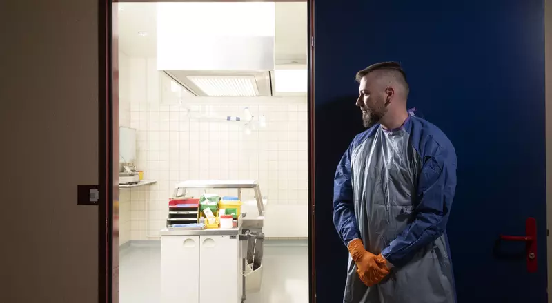 Jérémy Steffen, préparateur en pathologie