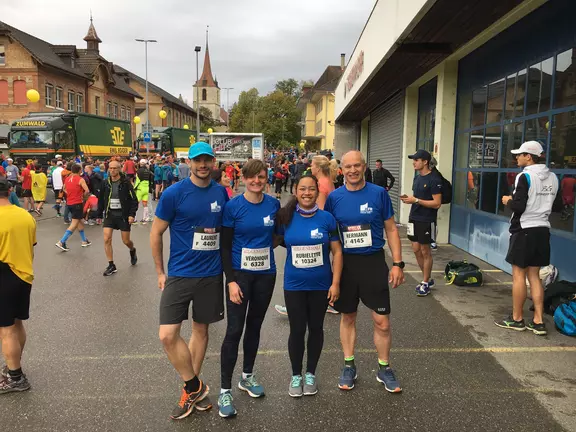 Laurent Marmy, Véronique Decorvet, Rubielette Horvat et Hermann Rumo