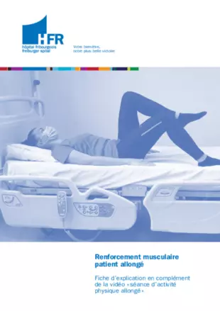 Renforcement musculaire patient allongé