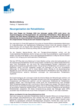 MM - Neuorganisation der Rehabilitation