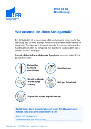 Wie erkenne ich einen Schlaganfall?