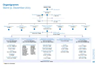 Organigramm Stand 31. Dezember 2023