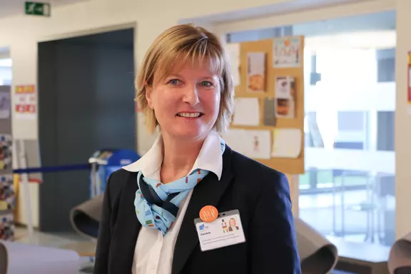 Caroline Olivier-Kruse, coordinatrice au service accueil et management patients AMP