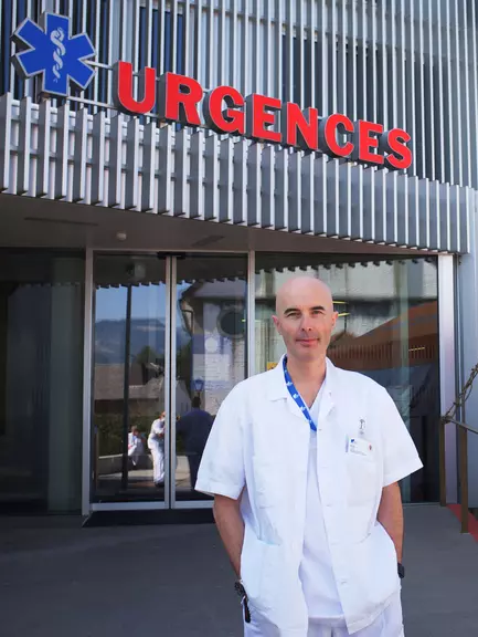 Franck Girard, Infirmier clinicien, Urgences de l'HFR Riaz