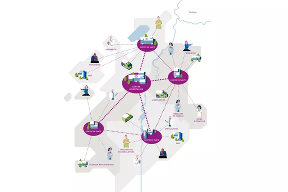 Carte canton Fribourg