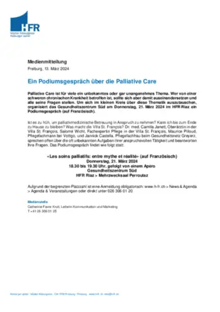 MM_Ein Podiumsgespräch über die Palliative Care