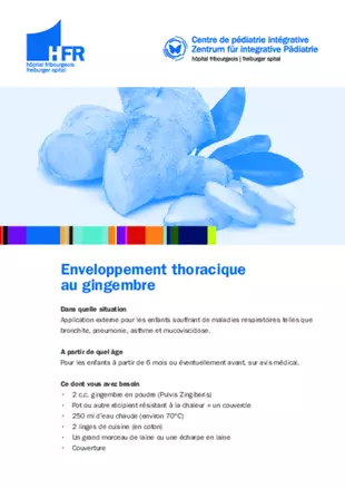 Enveloppement thoracique au gingembre