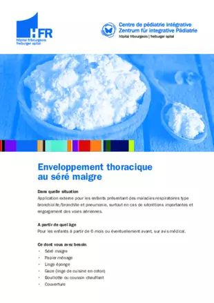 Enveloppement thoracique au séré maigre