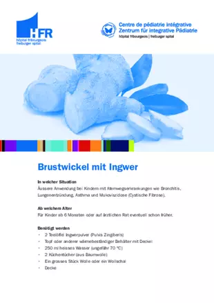 Brustwickel mit Ingwer