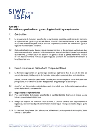 Formation approfondie en gynécologie-obstétrique opératoire